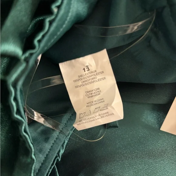 Speechless Y2K Hunter Green Coquette Satin Mini Babydoll Sleeveless Dress Z 13 - Picture 12 of 16